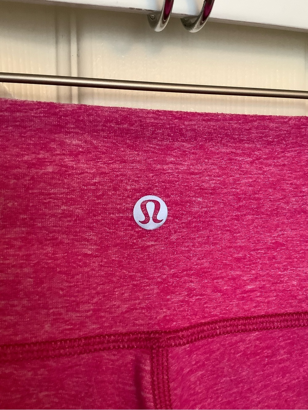 Lululemon Wunder Under Leggings Heathered Jewelled Magenta Size 8 - Picture 5 of 7